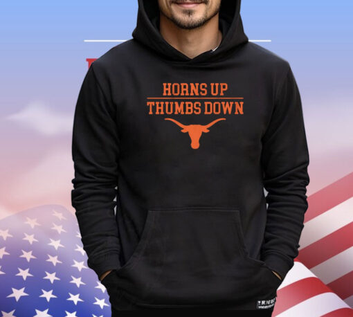 Official Texas Longhorns Football Horns Up Thumbs Down NCAA T-Shirt