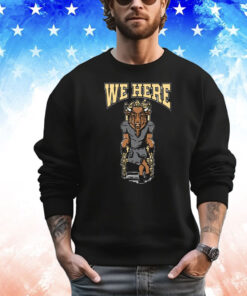 Official We Here Colorado Buffaloes Mascot T-Shirt