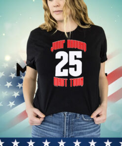 Official Wisconsin Badgers Jump Around Mad Town 25 T-Shirt