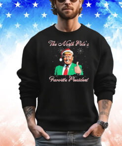 Trump The North Pole’s Favorite President Christmas T-Shirt