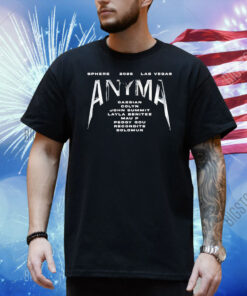 Anyma Sphere 2025 Las Vegas Artist List Shirt