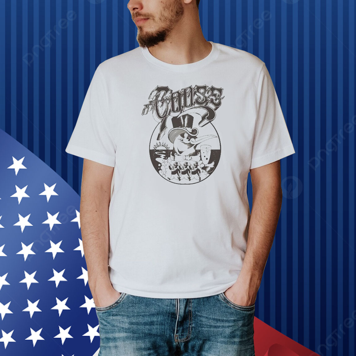 Official Goose The Band Fancy Penguin NYE Event Shirt