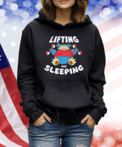 Snorlax Pokemon Lifting And Sleeping Shirt