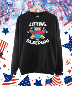 Snorlax Pokemon Lifting And Sleeping Shirt