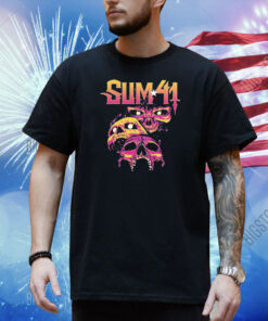 Sum 41 Skull Collage Order In Decline World Tour 2019 Shirt
