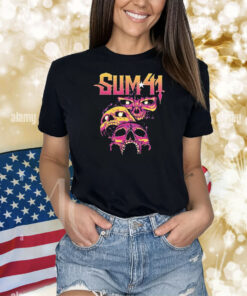 Sum 41 Skull Collage Order In Decline World Tour 2019 Shirt