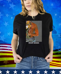 2Pac Dear Mama Black Tee Shirt