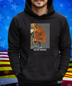 2Pac Dear Mama Black Tee Shirt
