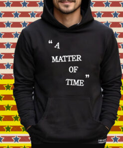 A Matter Of Time Black Tee Shirt