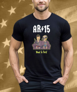 Alex Rosen Beavis And Butthead Ar 15 Shoot To Thrill Tee Shirt