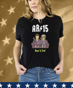 Alex Rosen Beavis And Butthead Ar 15 Shoot To Thrill Tee Shirt