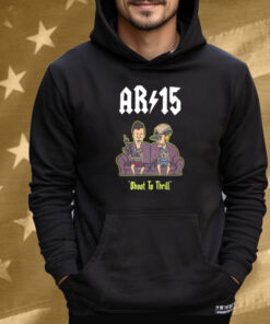 Alex Rosen Beavis And Butthead Ar 15 Shoot To Thrill Tee Shirt