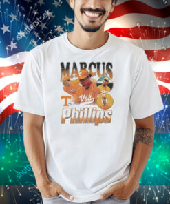 Official Marcus Phillips Tennessee Vols Baseball NCAA Division I 90s Graphic Shirt
