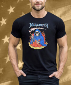 Official Megadeth Youthanasia Grim Reaper Tee Shirt