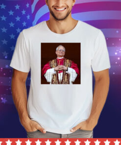 Official Pope Leo XIV Cardinal Robert Prevost Chicago Photo 2025 Tee Shirt