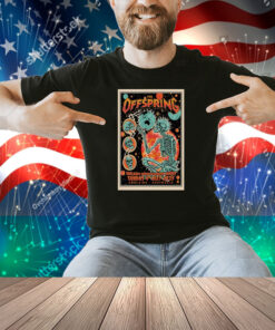 Official Poster The Offspring Adelaide Entertainment Centre in Adelaide, Australia May 4 2025 Tour Shirt