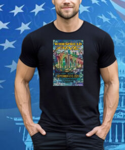 Official Poster Widespread Panic Show September 12-13 2025 Allianz Amphitheater at Riverfront Richmond VA Tee Shirt