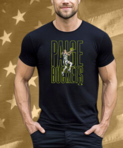 Paige Bueckers Buckets Action Dallas Tee Shirt