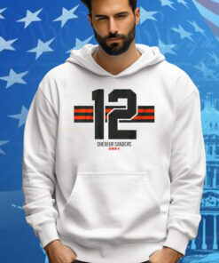 Shedeur Sanders Name Number Stripe Tee Shirt