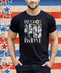Sunflower Accent Benson Boone Music Tee Shirt