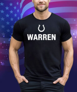 Tyler Warren Wearing Colts Warren Tee Shirt