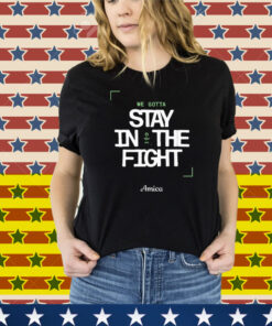 We Gotta Stay In The Fight Boston Celtics Tee Shirt
