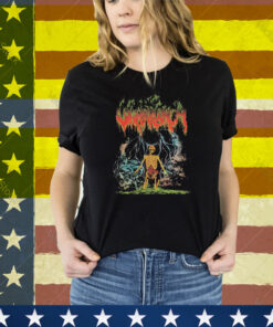 Wharflurch Psychedelic Fright Skeleton Tee Shirt
