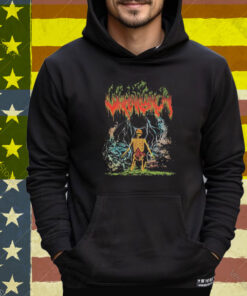 Wharflurch Psychedelic Fright Skeleton Tee Shirt