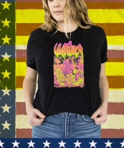 Wharflurch Psychedelic Realms Ov Hell Skeleton Tee Shirt