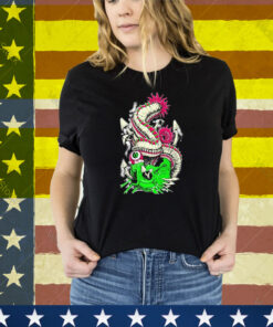 Wharflurch Psychedelic Skull Tee Shirt