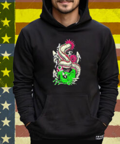 Wharflurch Psychedelic Skull Tee Shirt
