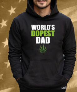 World’s Dopest Dad Marijuana Tee Shirt