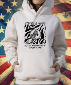 Stripes and Chaos Ed's Nashville Tour 2025 Zebra T-Shirt