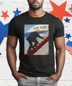 Trump Air Force One Stumble Shirt Viral Moment 2025 T-Shirt