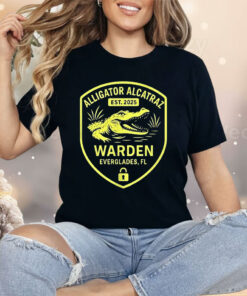 Alligator Alcatraz Warden Everglades FL 2025 Shirt