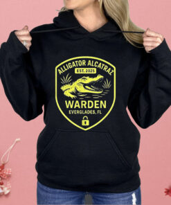 Alligator Alcatraz Warden Everglades FL 2025 Shirt