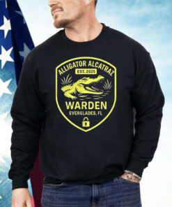Alligator Alcatraz Warden Everglades FL 2025 Shirt