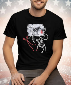 Stevenson Ranch Smoking Cowboy Horse Tee Shirt