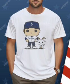 Suzuki Ichiro And Junior The Goated Seattle Mariners Caricatures Shirt
