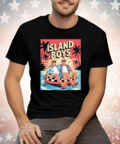 Trump And Jeffrey Epstein Island Boys Beach Tee Shirt