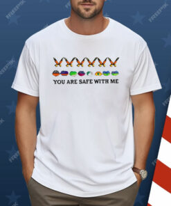 You Are Safe With Me Butterfly Shirt