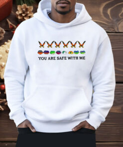 You Are Safe With Me Butterfly Shirt