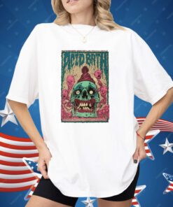 Acid Bath August 16 2025 Nevermore Hall Baltimore MD Skull Shirt