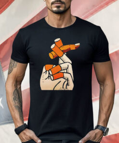 Smoking Cigarette Fingers Shirt
