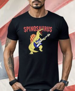 Spinosaurus Guitar Art Shirt