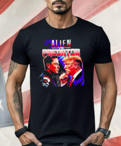 Trump Vs Elon Musk Alien Vs Predator Shirt