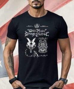 Wicca Phase Springs Eternal Silver Angel Dark Suggestions Shirt