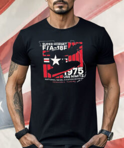 Super Hornet F A 18 Nimitz 1975 Uss Nimitz National Naval Aviation Museum Shirt
