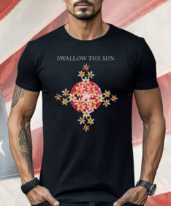 Swallow The Sun Moon Flower Cross Shirt
