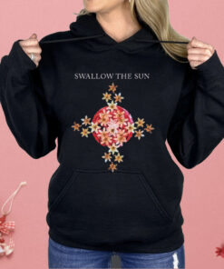 Swallow The Sun Moon Flower Cross Shirt